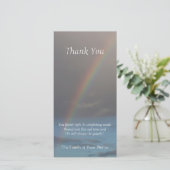 Rainbow 1 Sympathie Bedankt voor je foto-kaart (Staand voorkant)