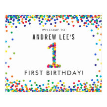 Rainbow 1 Year Old Birthday Party Welkom