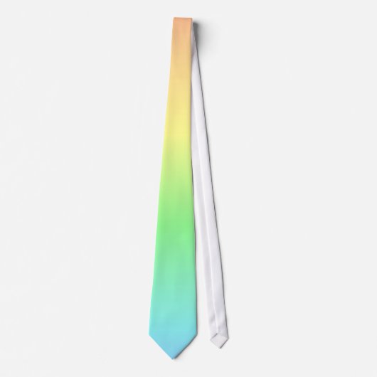 Rainbow 2-patroon stropdas (Voorkant)