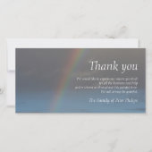 Rainbow 2 Sympathie Hartelijk dank voor uw fotokaa Bedankkaart (Voorkant)