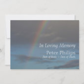 Rainbow 3 Aankondiging van de begrafenisherdenking (Voorkant)