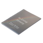 Rainbow 3 Funeral Memorial Guest Book Notitieboek (Linkerzijde)