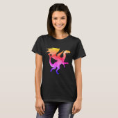 Rainbow 3D Dragon T-shirt (Voorkant volledig)