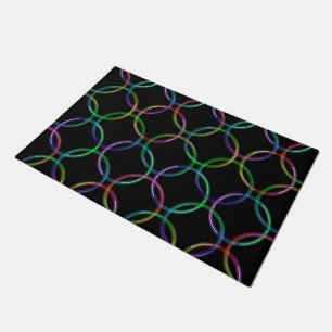 Rainbow 3D-verbindingsringen + uw ideeën Deurmat