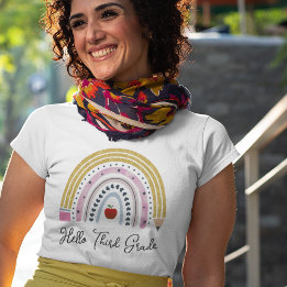 Rainbow 3e klas leraar shirt | Terug naar school