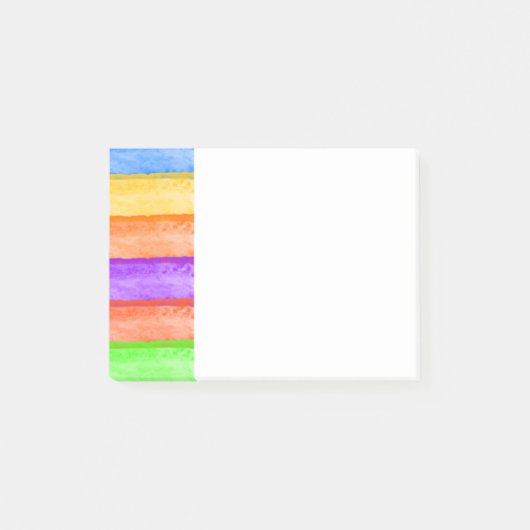 Rainbow 4x3 Post Het Noten Post-it® Notes (Voorkant)