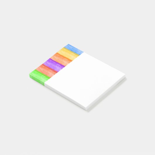 Rainbow 4x3 Post Het Noten Post-it® Notes (Schuin)