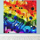 Rainbow 604 We zijn er altijd Canvas Afdruk (Insitu (Houten vloer))