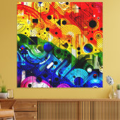 Rainbow 604 We zijn er altijd Canvas Afdruk (Insitu (Woonkamer))