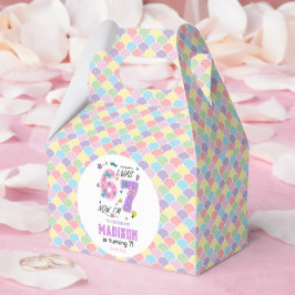 Rainbow 7th Birthday | I Was 6, Now 7 | Kids Bedankdoosjes