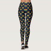 Rainbow 8 Bit Heart Pattern Leggings (Achterkant)