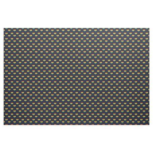 Rainbow 8 Bit Heart Pattern Stof (Yard (91,4 cm))