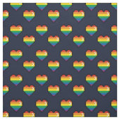 Rainbow 8 Bit Heart Pattern Stof (Swatch)