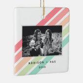 Rainbow aangepast aangepast Ornament voor foto's (Rechts)