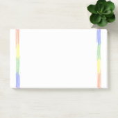 Rainbow aangepaste naam notitieblok post-it® notes (Kantoor)