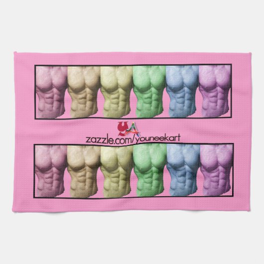 Rainbow Abs American MoJo Kitchen Towels Theedoek (Horizontaal)