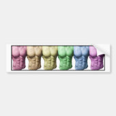 Rainbow Abs Bumpersticker (Voorkant)