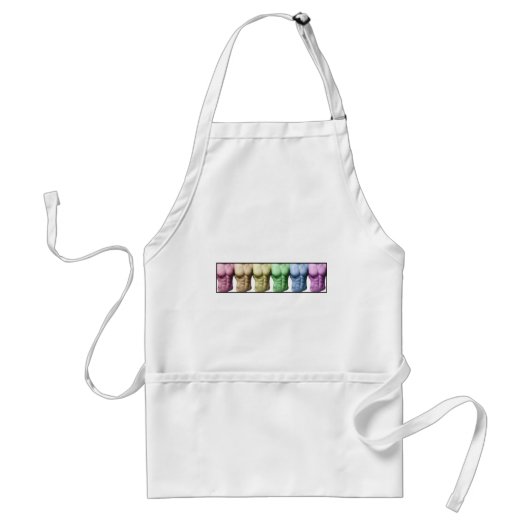Rainbow Abs Standaard Schort (Voorkant)