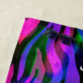 Rainbow Abstract Aangepaste handdoek (In situ)