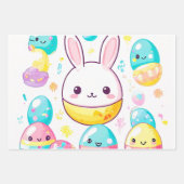 Rainbow Abstract Easter Egg Wrap Inpakpapier Vel (Voorkant)