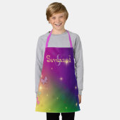 Rainbow Abstract Fairleight Butterflies Sparkles Schort (Gedragen)