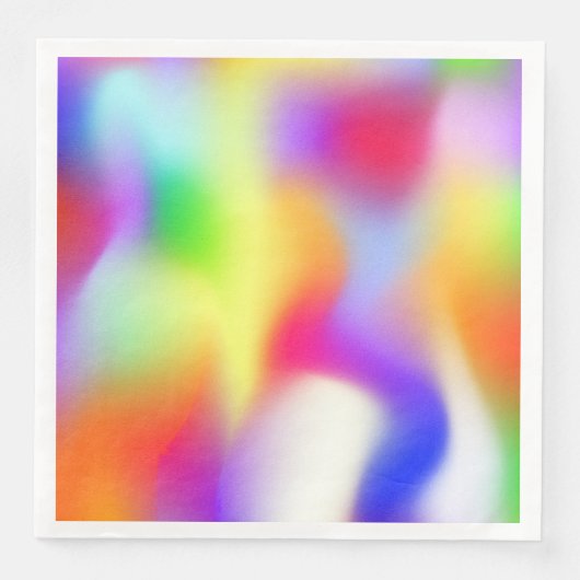 Rainbow abstract fancy verloop servet (Voorkant)