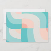 Rainbow Abstract Foto Baby shower Dank u kaart (Achterkant)