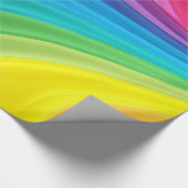 Rainbow Abstract Gift Wrapping paper Cadeaupapier (Hoek)