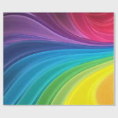 Rainbow Abstract Gift Wrapping paper Cadeaupapier (Vlak)