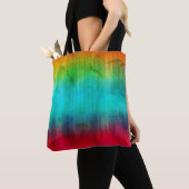 Rainbow Abstract Grunge Tote Bag (Dichtbij)