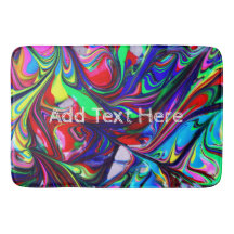 Rainbow Abstract Paint Swirls