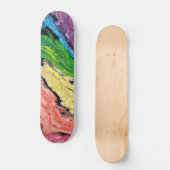 "Rainbow" Abstract skateboarddek Persoonlijk Skateboard (Voorkant)