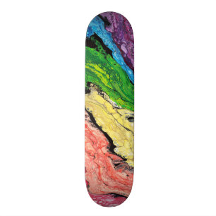 "Rainbow" Abstract skateboarddek Persoonlijk Skateboard