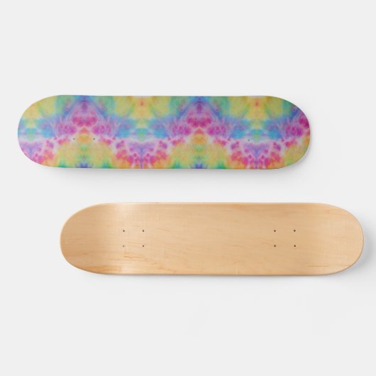 Rainbow Abstract Tie Dye Persoonlijk Skateboard (Horizontaal)