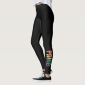 "Rainbow" Abstracte Gay Pride Leggings (Links)