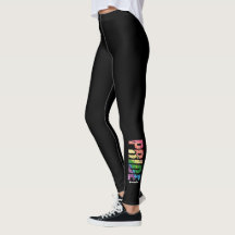 "Rainbow" Abstracte Gay Pride Leggings