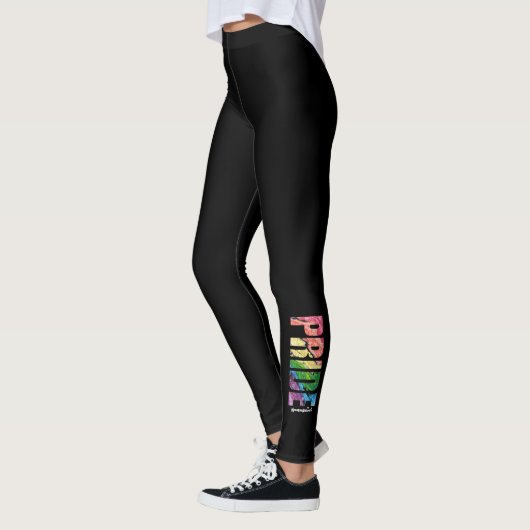 "Rainbow" Abstracte Gay Pride Leggings (Links)