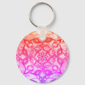 Rainbow Abstracte Mandala Sleutelhanger (Voorkant)
