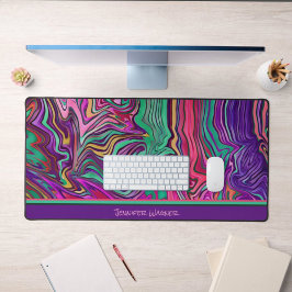 Rainbow Abstracte speelse streep ontwerpnaam Bureaumat