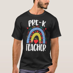 Rainbow Acedamic voor het prek van de lerarenschoo T-shirt