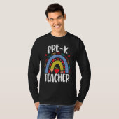 Rainbow Acedamische pre-k lerarenopleiding T-shirt (Voorkant volledig)