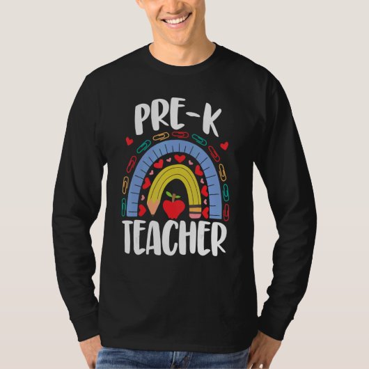 Rainbow Acedamische pre-k lerarenopleiding T-shirt (Voorkant)