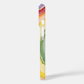 Rainbow Add Name Case-Mate iPhone Case (Achterkant / Links)
