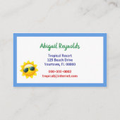 Rainbow Adirondack Strandstoelen Visitekaartje (Achterkant)