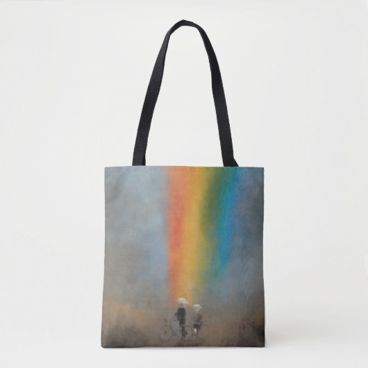 Rainbow Adventure-Canvas tas (Voorkant)