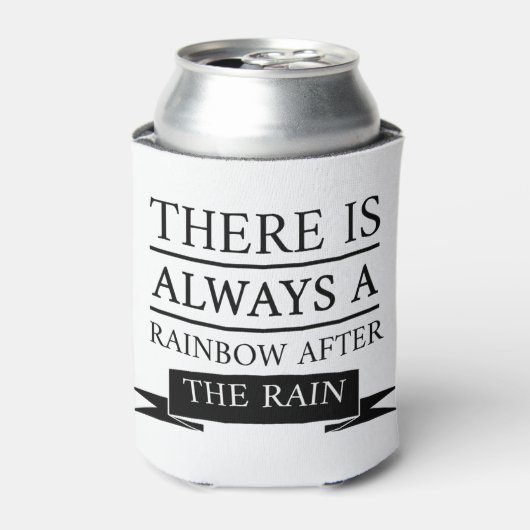 Rainbow after the rain blikjeskoeler (Blikje Voorkant)