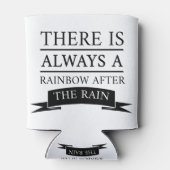 Rainbow after the rain blikjeskoeler (Achterkant)