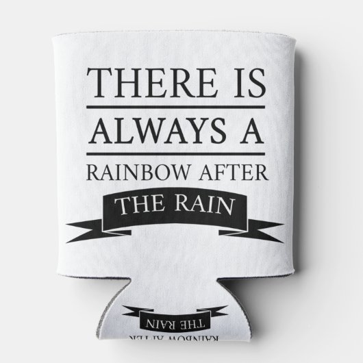 Rainbow after the rain blikjeskoeler (Achterkant)