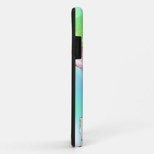 ** Rainbow Agaat Sun Gold Star Dust Pastel Case-Mate iPhone Case (Achterkant/rechts)