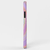 *~* Rainbow Agate Gold Glitter Pastel Roze Case-Mate iPhone Case (Achterkant/rechts)
